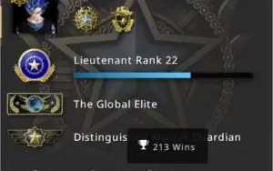 cs go prime global elite 150 vitórias