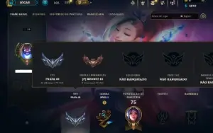 Unranked com 50 Champs e 6 Skins