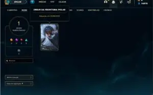 Conta bronze 2 com 21 Champs e 1 Skin