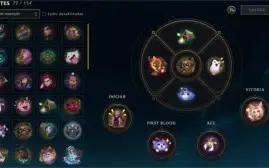Conta LoL Platina Muitos Champions e Skins