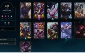 Conta LoL Platina Muitos Champions e Skins