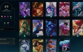 Conta LoL Platina Muitos Champions e Skins