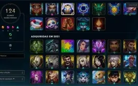 Conta LoL Platina Muitos Champions e Skins