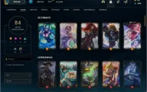 Vendo conta league of legends