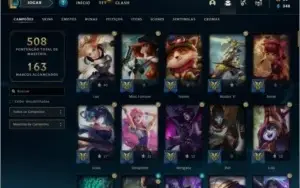 Vendo conta league of legends