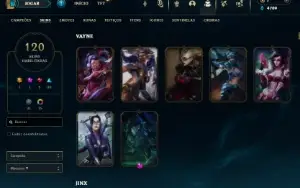 Conta Full Acesso - 120 Skins - Main Adc - Beta Latam