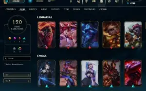 Conta Full Acesso - 120 Skins - Main Adc - Beta Latam