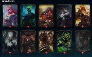 Conta lv 488 Plat IV (136 skins, 47 cromas) leia descrição!!