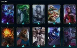 Conta lv 488 Plat IV (136 skins, 47 cromas) leia descrição!!