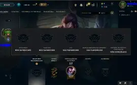 Conta Unranked Recém Lvl 30 Upada A Mão (Sem Histórico)