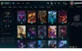 Conta lol platina 4