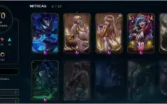 PLAT IV, 356 skins, 4 míticas, 4 ultimate , 30 lendárias e +