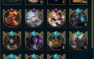 PLAT IV, 356 skins, 4 míticas, 4 ultimate , 30 lendárias e +