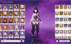 Conta Genshin AR 57 - 29x 5* Estrelas - A melhor