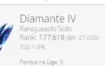 CONTA D4 COM MMR Mestre (caiu por inatividade)