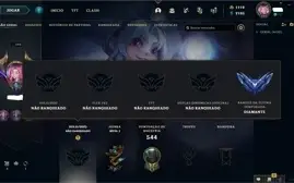 conta de league of legends/valorant (mesma riot games)
