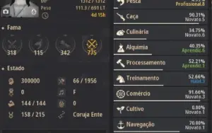 Black Desert SA PC - 2 BS TRI& PEN + 3 Trajes + b Martelinho