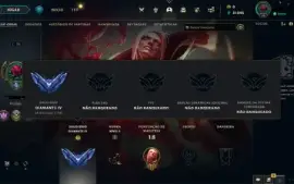 Conta Lol - Diamante 4, 62% De Wr(E-Mail Não Confirmado)
