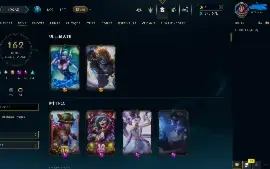 Nivel 693 Ouro II 162 Skins C/ Todos campeões e 141k de EA