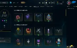 Nivel 693 Ouro II 162 Skins C/ Todos campeões e 141k de EA