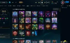 Nivel 693 Ouro II 162 Skins C/ Todos campeões e 141k de EA