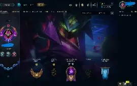 Nivel 693 Ouro II 162 Skins C/ Todos campeões e 141k de EA