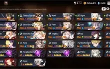 Conta Epic seven - Muitos recursos