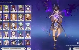 conta genshin impact ar 53 yoimiya + agitação kazuha 34 tiro
