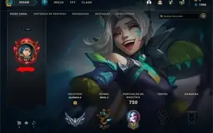 Conta League of Legends, Todos os Campeões, 1k+ de Skins