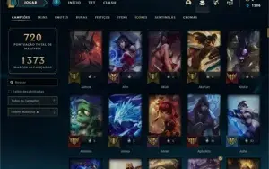 Conta League of Legends, Todos os Campeões, 1k+ de Skins
