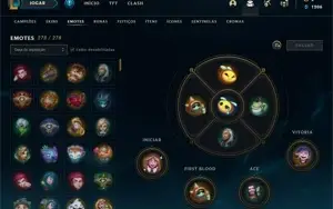 Conta League of Legends, Todos os Campeões, 1k+ de Skins