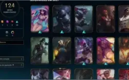 Conta lol ouro 2 125 skins