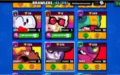 Brawl Stars Lvl 155, 11 skin de gema