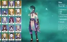 hutao c1+ homa, xiao, ayaka shenhe kokomi albedo e mais