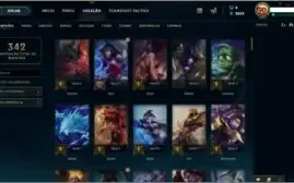 CONTA LEAGUE OF LEGENDS DIAMANTE III 117 CAMPEÕES
