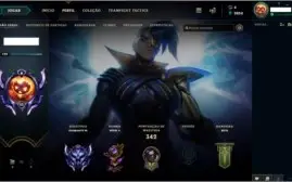 CONTA LEAGUE OF LEGENDS DIAMANTE III 117 CAMPEÕES