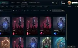 CONTA LEAGUE OF LEGENDS DIAMANTE III 117 CAMPEÕES