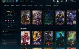 OTIMA CONTA LEAGUE OF LEGENDS