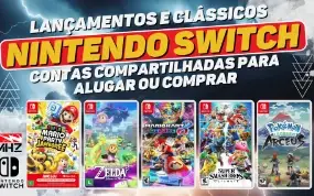 Nintendo Switch conta com jogos Pokemon Secundária Offline