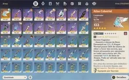 Conta - Shogun Raiden, 148 orações rosas e 2000+ gemas(Asia)