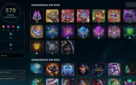 Conta de League of Legends 1400+ skins