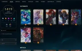 Conta de League of Legends 1400+ skins