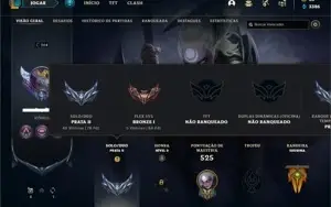 Conta prata 2 com TODOS os champ e 172 Skins + 500k de Diana