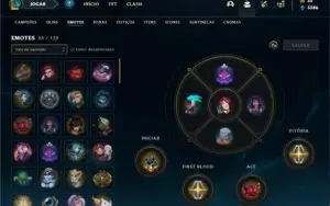 Conta prata 2 com TODOS os champ e 172 Skins + 500k de Diana