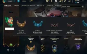 Ouro 4 com 110 Champs e 207 Skins ( MAIN TOP )