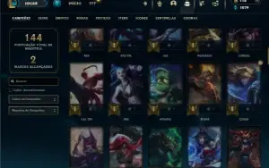 Prata 2 com 95 Champs e 35 Skins ( Mais de 50 Jogos )
