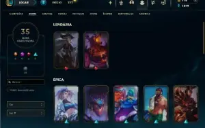 Prata 2 com 95 Champs e 35 Skins ( Mais de 50 Jogos )