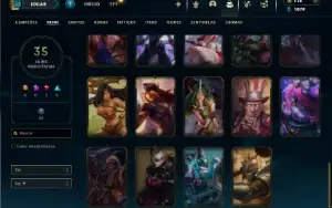 Prata 2 com 95 Champs e 35 Skins ( Mais de 50 Jogos )