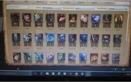 Conta lv 30 com algumas skins e varios champions