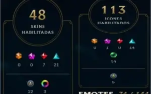 Conta LOL - Platina 1 - ótima conta